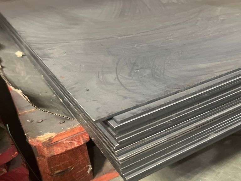 FERROUS METAL SHEETS APROX 33"x5' ABOUT 1/8" - 1/4" THICK