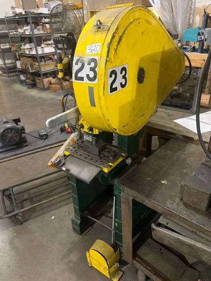 ROUSSELLE 1A STAMPING PUNCH PRESS  SN: BA3532,63 **BUYER: very heavy, not on wheels, be prepared!