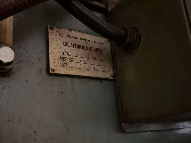 DAIKIN KOGYO CO OIL HYDRAULIC UNIT TYPE Y473088 MFG NO. 1063