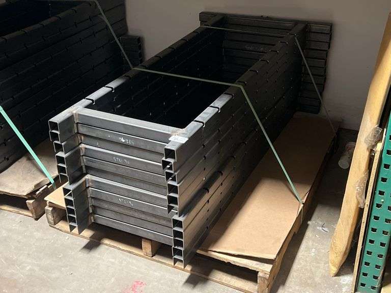 FERROUS METAL FRAMES APPEAR TO BE STEEL APROX 4'10" x 20" x 2" 11 ON PALLET