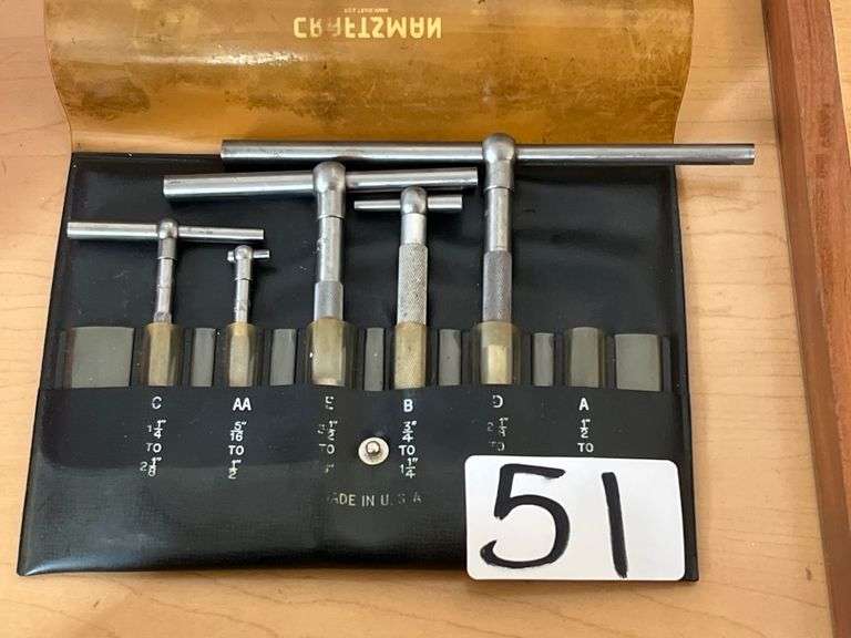 CRAFTSMAN 4027 TELESCOPING GAGES SET OF 5