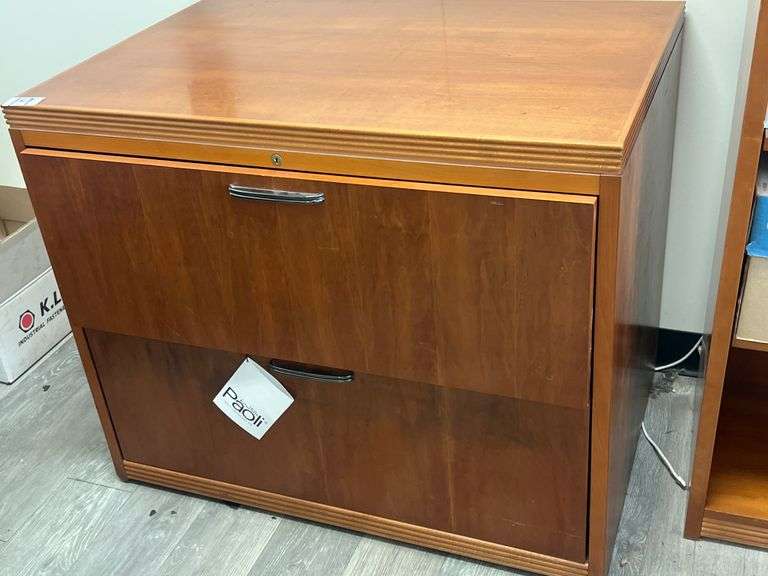 PAOLI FURNITURE 2-DRAWER SOLID CEDAR WOOD FILING CABINET APROX 3'x2'x30"