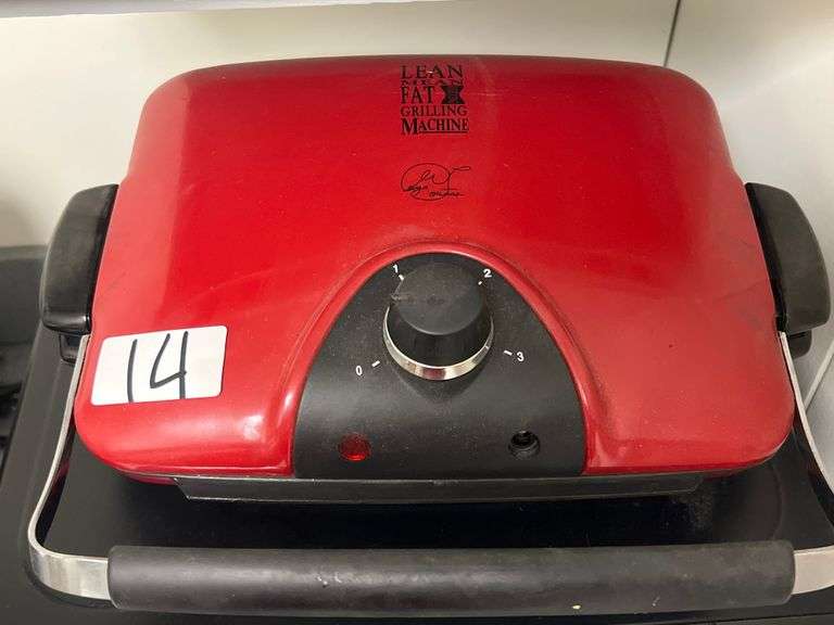 GEORGE FOREMAN LEAN MEAN FAT GRILLING MACHINE GRP90WGR