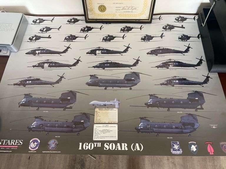 MILITARY HELICOPTER POSTER