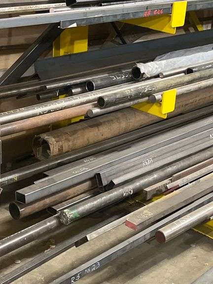 NON-FERROUS ALUMINUM ROUND & FLAT STOCK INCLUDING SOLID CORE AND HOLLOW, LENGTHS VARY USED FOR AEROSPACE APPLICATIONS