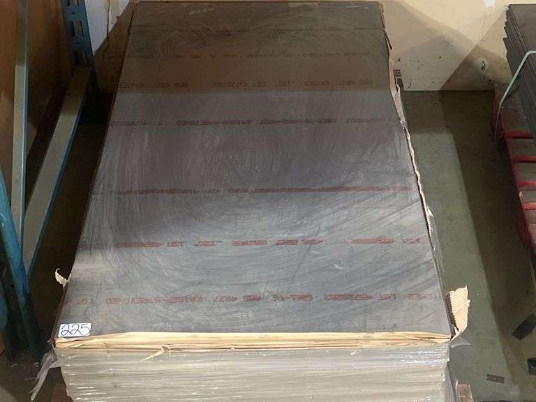NON-FERROUS ALUMINUM? SHEETS APROX 29"x54" ABOUT 1/8" - 1/4" THICK  *CAUTION BUYER- SHARP EDGES**