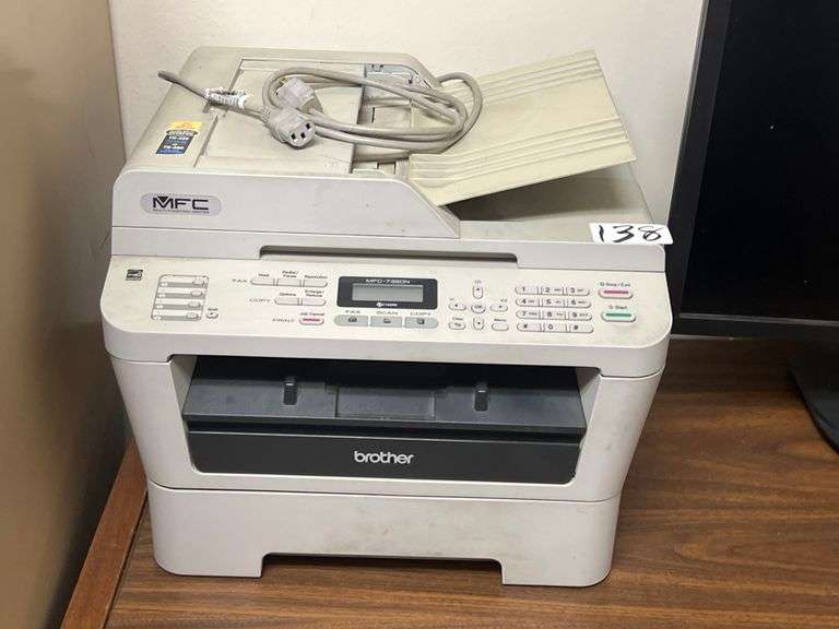 BROTHER MFC-7360N PRINTER WITH POWER CABLE