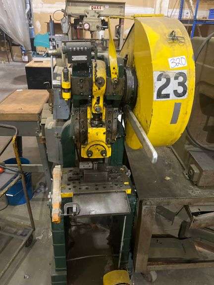 ROUSSELLE 1A STAMPING PUNCH PRESS  SN: BA3532,63 **BUYER: very heavy, not on wheels, be prepared!