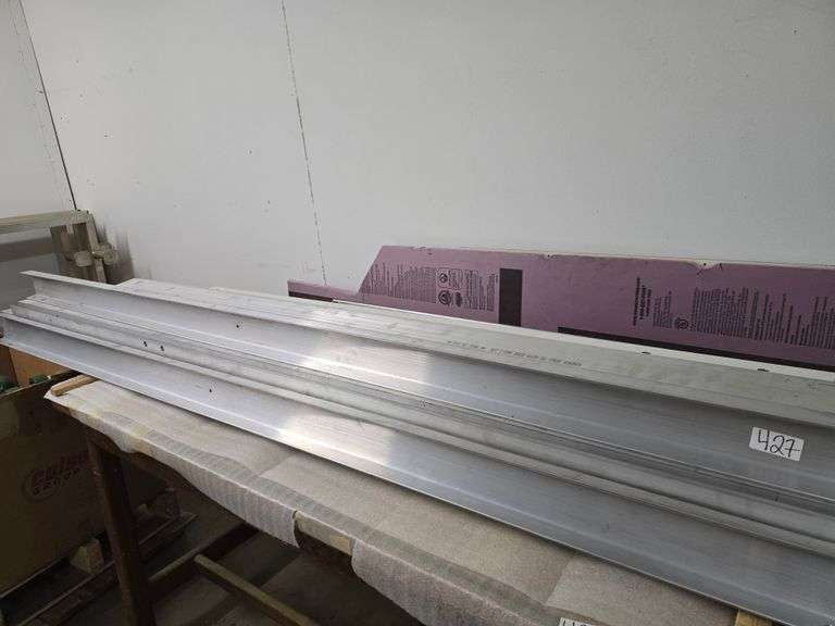 NON-FERROUS aluminum? BEAMS 11'4"L AND ANGLES 6'5"L MOST APROX 4"w