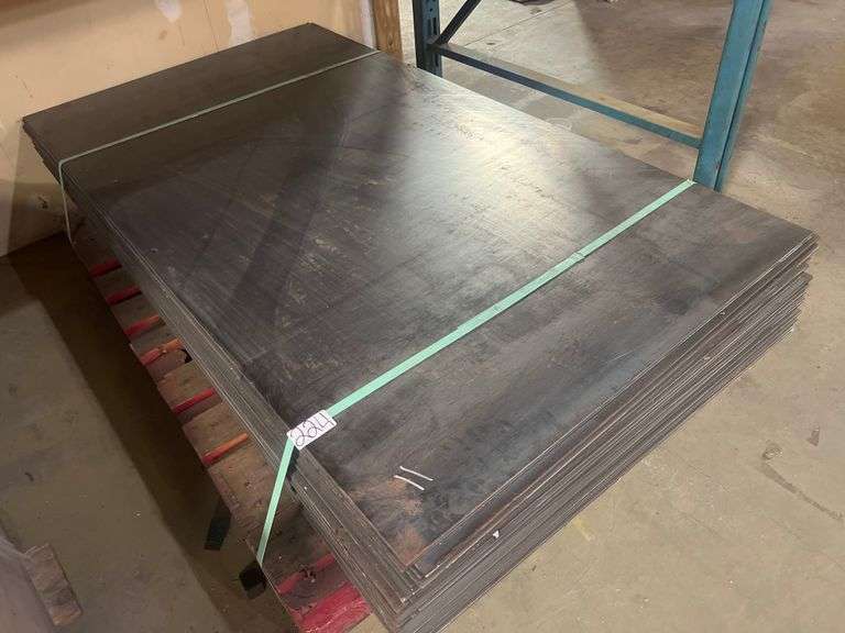 FERROUS METAL SHEETS APROX 33"x5' ABOUT 1/8" - 1/4" THICK