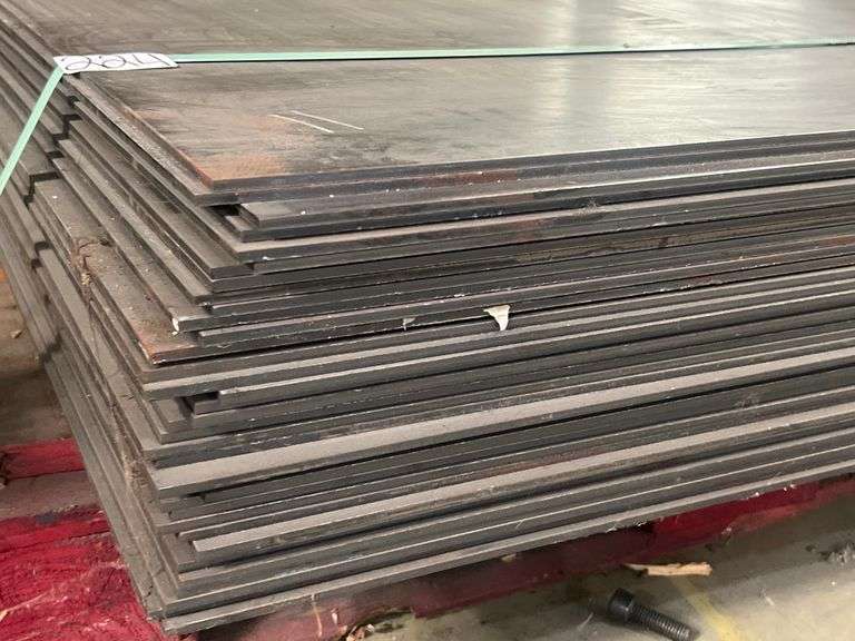 FERROUS METAL SHEETS APROX 33"x5' ABOUT 1/8" - 1/4" THICK