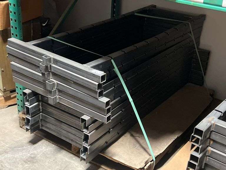 FERROUS METAL FRAMES APPEAR TO BE STEEL APROX 4'10" x 20" x 2" 13 ON PALLET