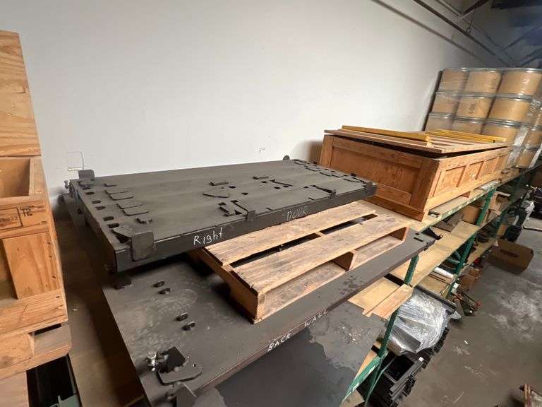 HEAVY DUTY METAL PANELING FOR ASSEMBLY EACH PIECE APROX 4'+