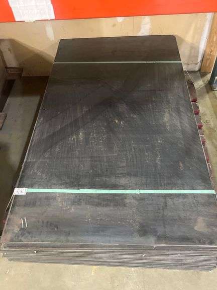 FERROUS METAL SHEETS APROX 33"x5' ABOUT 1/8" - 1/4" THICK
