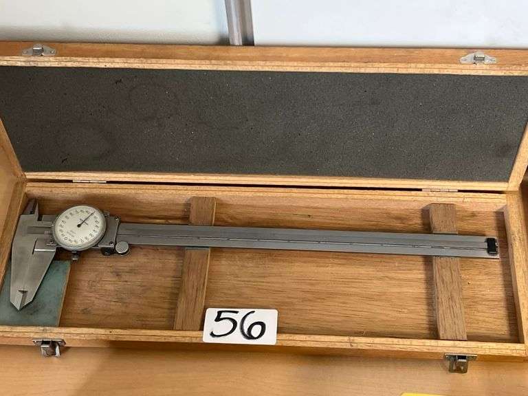 MITUTOYO 505-628 MICROMETER 12" STAINLESS HARDENED .001" IN WOODEN CASE
