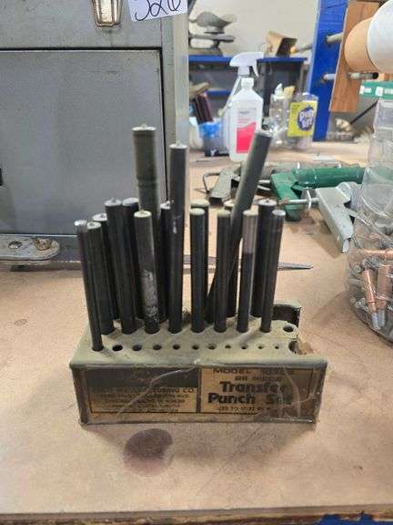 ENCO MANUFACTURING CO MODEL 10300 28PC TRANSFER PUNCH SET **17PCS IN LOT
