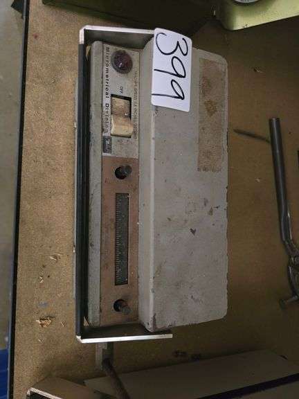 BENDIX MICROMETRICAL PROFILOMETER TYPE VB MOTOTRACE MODEL 5 NO POWER CABLE