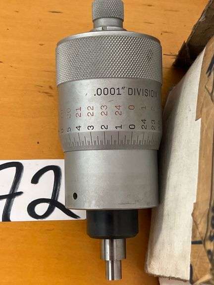 L.S. STARRETT CO. T468 .0001 DIVISION MICROMETER HEAD