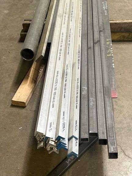 ASTM 8308 6061 ALUMINUM ALLOY ANGLES APROX 25' & VARIOUS SIZE FERROUS STOCK MAX LENGTH 25'