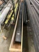 RECTANGLE FERROUS METAL SOLID STOCK APROX 12'2"L 6" x 3/4"