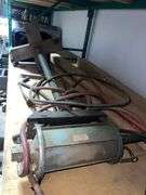 VLIER INDUSTRIAL COMPRESSOR *or similar* ON METAL STAND WITH VARIOUS TUBING AND REGULATORS INCLD.