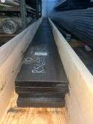 RECTANGLE FERROUS METAL SOLID STOCK APROX 12'2"L 6" x 3/4"