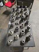 VERTICAL MACHINING CENTER CUTTING TOOLS WITH 3-TIER METAL CART INCLD.