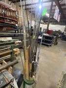 FERROUS & NON-FERROUS METAL STOCKS INCLUDING FLAT, ROUND SOLID & HOLLOW, THREADED
