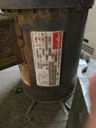 DAYTON INDUSTRIAL MOTOR 3N236E 208-220/440V VARIABLE AMP 3450 & 2850 RPMS CONNECTED TO PUMP SYSTEM WITH MANUAL INCLD.