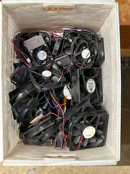DC BRUSHLESS FANS INCLUDING AFB1224M 24VDC ; YS TECH NYW08025012BS 12VDC AND SIMILAR