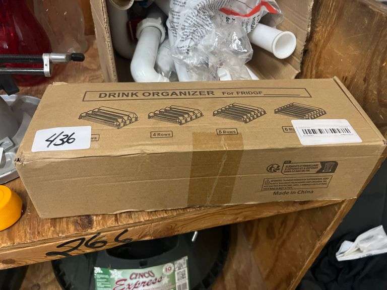 DRINK ORGANIZER FOR FRIDGE 310mm 4 ROWS