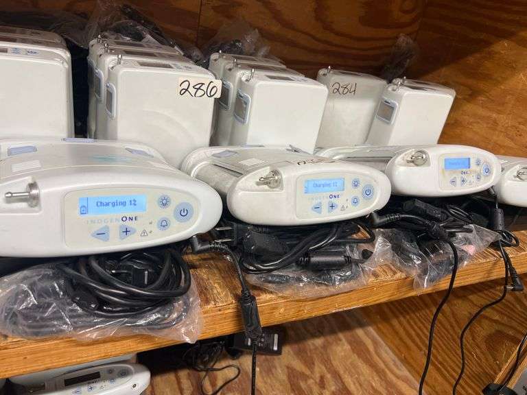INOGEN ONE G3 OXYGEN CONCENTRATOR MODEL IO-300 EACH WITH BATTERY, HOME AND CAR AC ADAPTERS