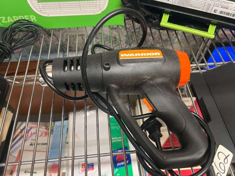 WARRIOR 1500W DUAL TEMPERATURE HEAT GUN 120VAC 60Hz 1500W