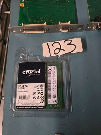 CRUCIAL 32GB KIT 2x16GB NOTEBOOK DDR4-3200 SODIMM 1.2V CL22 CT2K16GB48FRA32A