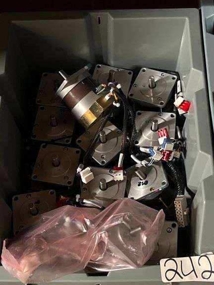 AEMTEK PITTMAN N2342A175-R1 10479501 REV. D  48VDC 2048CPR SERVO MOTORS WITH (3)  CABLES ATTACHED TO EACH