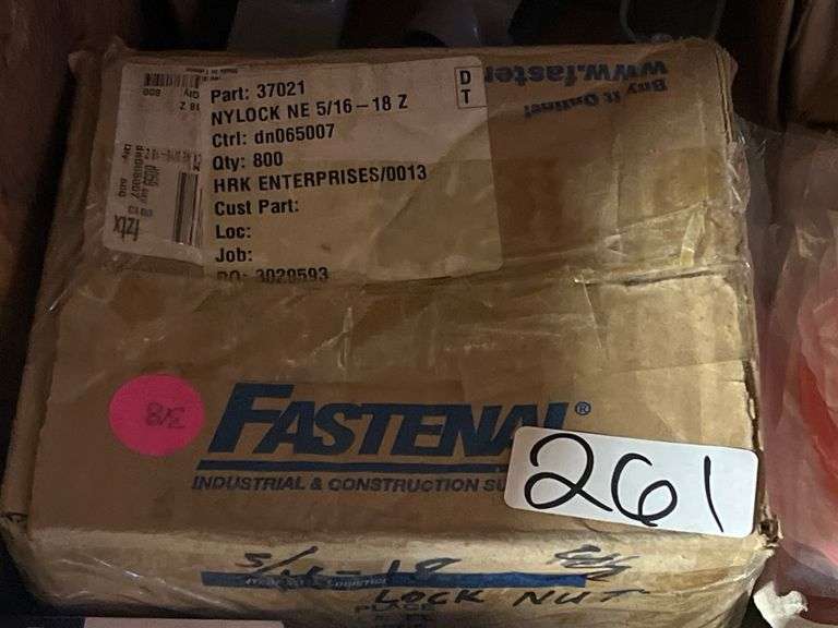 FASTENAL 5/16-18 Z NYLON LOCKNUT 800PCS