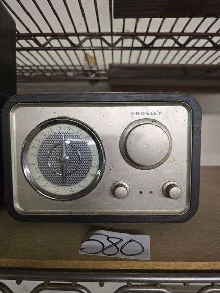 CROSLEY VINTAGE AM/FM RADIO CR221 NO POWER CABLE