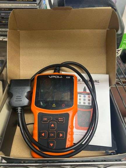 VPOW 2023 NEWER VERSION AUTOMOBILE OBD DIAGNOSTIC INSTRUMENT IN BOX WITH MANUAL AND TRAVEL CASE
