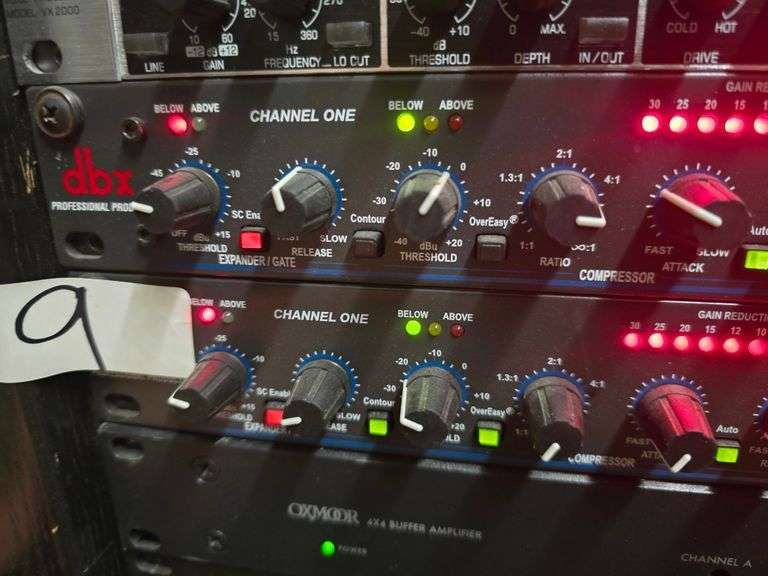 DBX PROFESSIONAL PRODUCTS 166XL COMPRESSOR/LIMITER/GATE WITH POWER CABLE