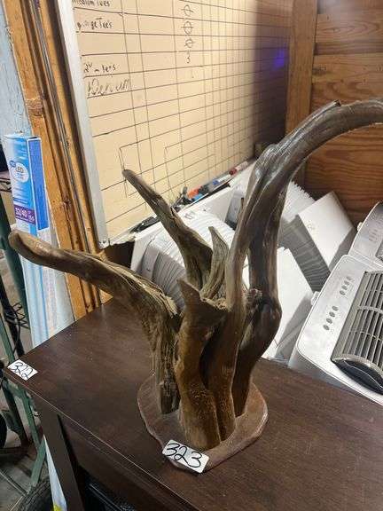 DRIFTWOOD SCULPTURE APROX 18"H