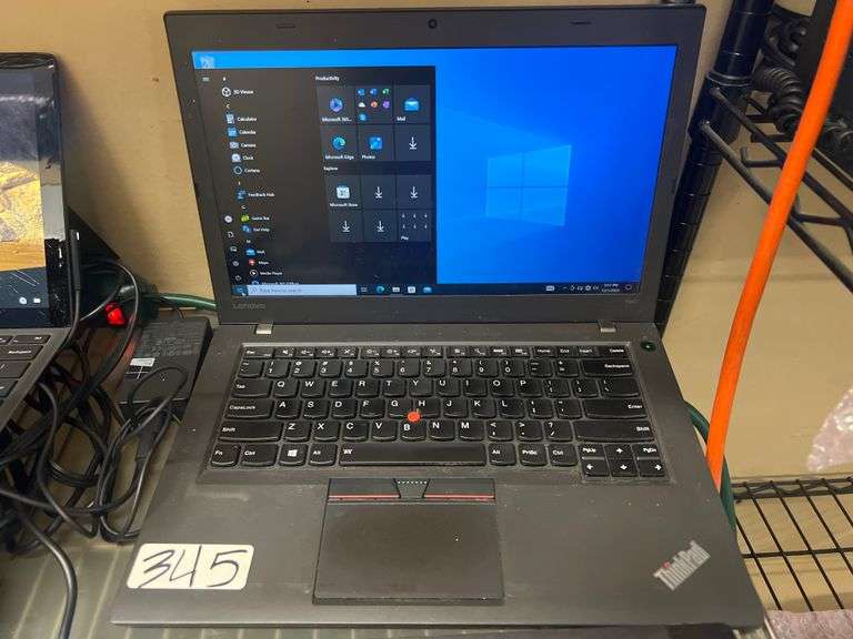 LENOVO T460 THINKPAD LAPTOP POWERS ON AND UNLOCKED