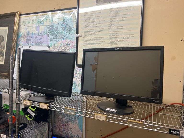 MONITORS INCLUDING PLANAR PX2230MW 22" AND EMACHINES LCD MONITOR 21" E210HV