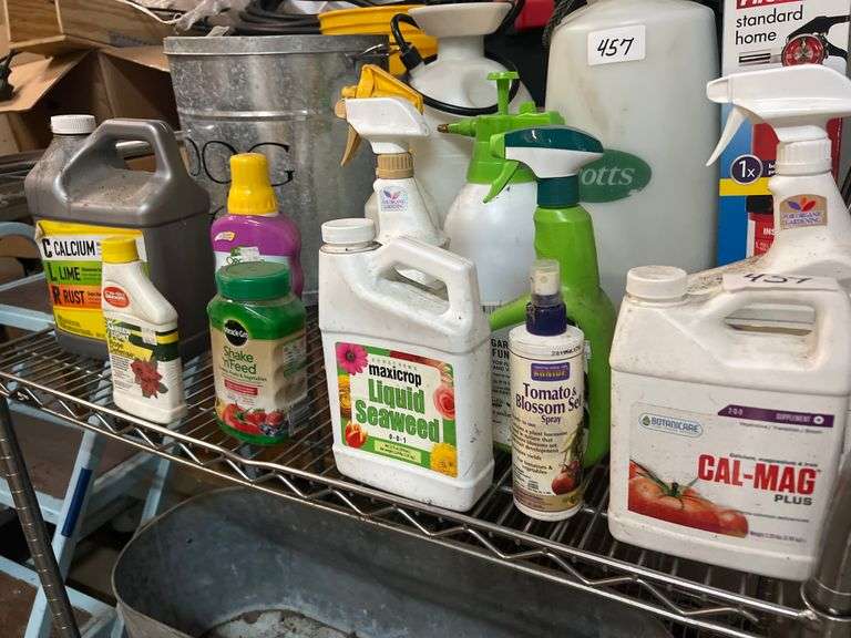 VARIETY OF GARDEN CHEMICALS