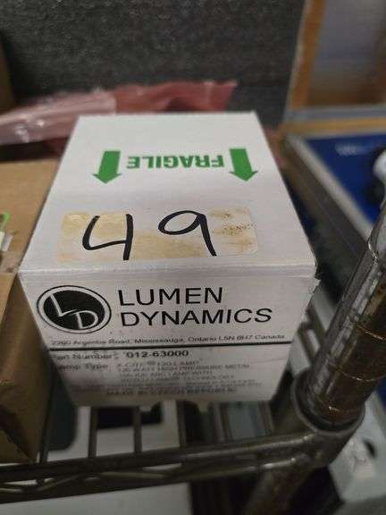 LUMEN DYNAMICS 012-63000 120W HIGH PRESSURE METAL HALIDE ARC LAMP WITH INTELLI-LAMP TECHNOLOGY  *for lot 38