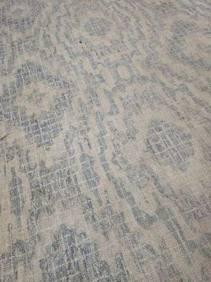 TATUM COLLECTION WOOL RUG MADE IN INDIA SLATE/ SILVER TW-01 5' x7'6" TATUTW-01SLSI5076