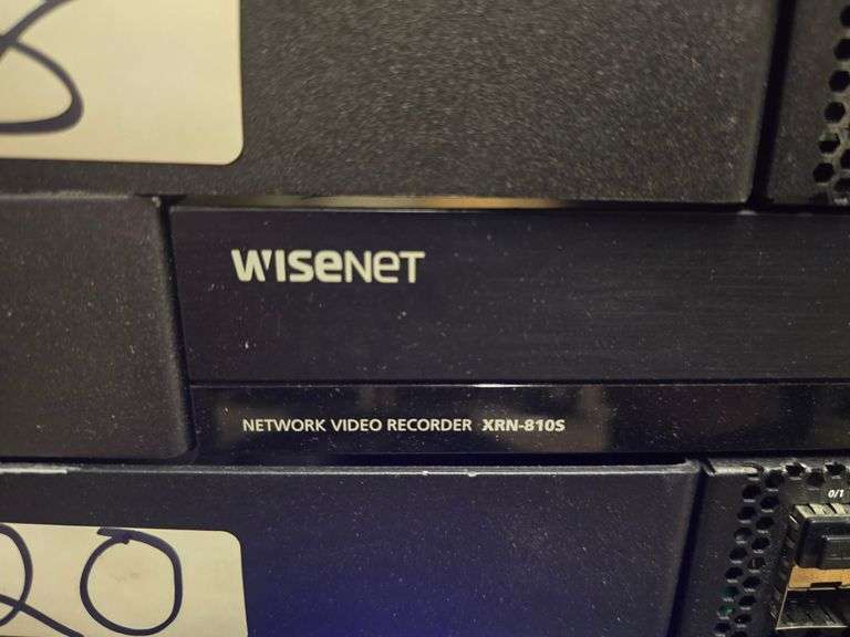 WISENET NETWORK VIDEO RECORDER XRN-810S 4K UHD WITH POWER CABLE