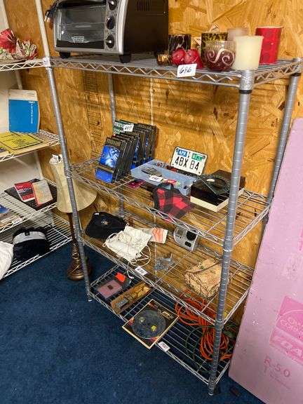 5 foot four tier Metro rack