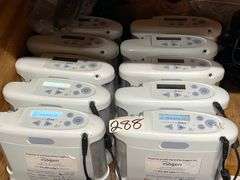 INOGEN ONE G3 OXYGEN CONCENTRATOR MODEL IO-300 EACH WITH BATTERY, HOME AND CAR AC ADAPTERS