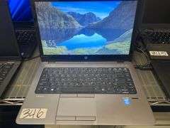 HP ELITEBOOK 840 LAPTOP WITH CORE i5 vPRO INTEL, CHARGER INCLUDED, POWERS ON AND UNLOCKED
