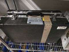 BLACK LOCKING HARD CASE APROX 20"x12"x7"